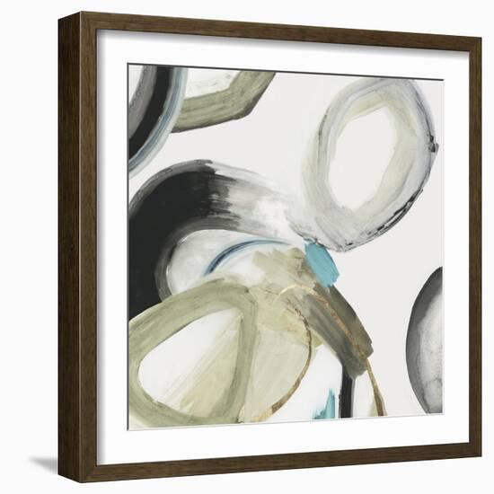 Rings and Lines I-PI Studio-Framed Art Print