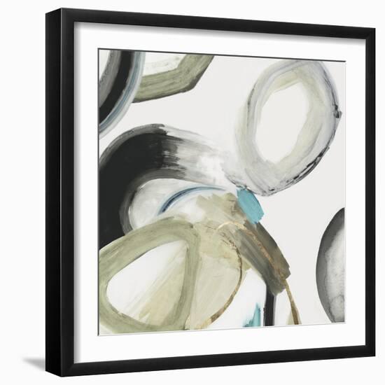 Rings and Lines I-PI Studio-Framed Art Print