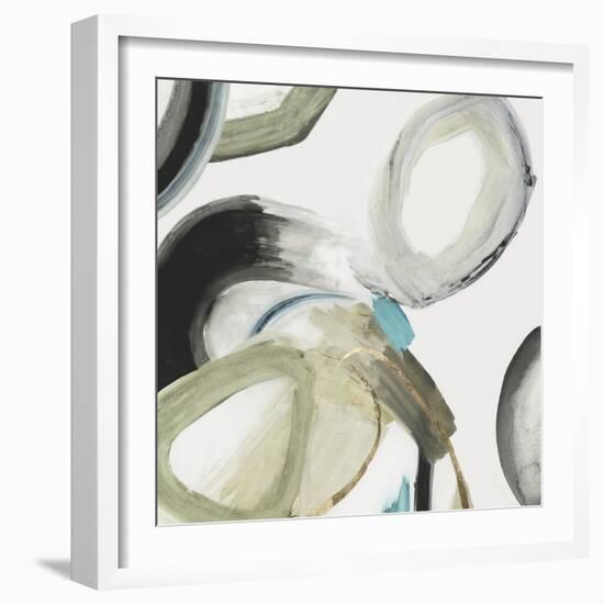 Rings and Lines I-PI Studio-Framed Art Print