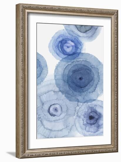 Rings of Blue I-Tom Reeves-Framed Art Print