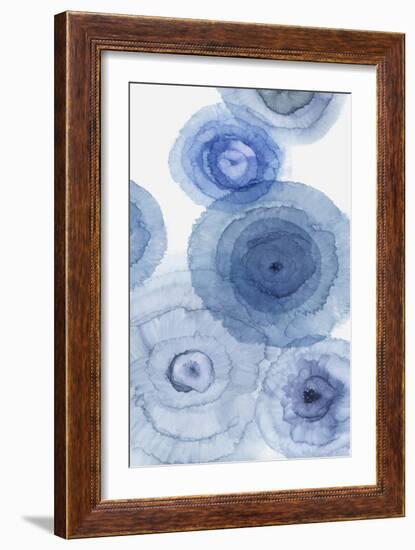 Rings of Blue I-Tom Reeves-Framed Art Print