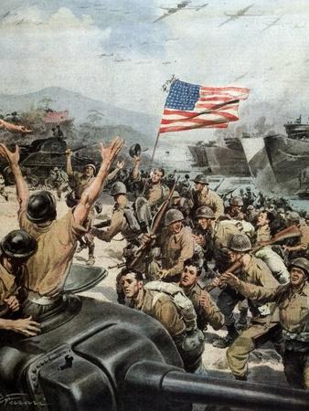 World War II Battle Scenes Wall Art: Prints, Paintings & Posters | Art.com