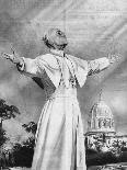 Vision of Pius XII-Rino Ferrari-Framed Art Print