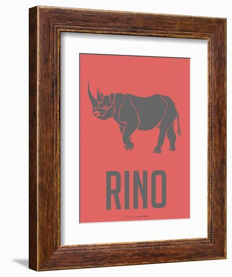 Rino Poster-NaxArt-Framed Art Print