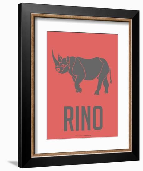 Rino Poster-NaxArt-Framed Art Print