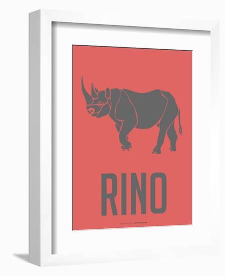 Rino Poster-NaxArt-Framed Art Print