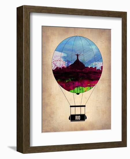Rio Air Balloon-NaxArt-Framed Premium Giclee Print
