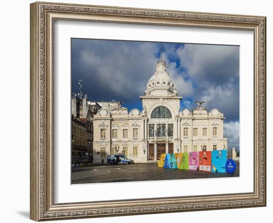 Rio Branco Palace, Salvador, State of Bahia, Brazil, South America-Karol Kozlowski-Framed Photographic Print