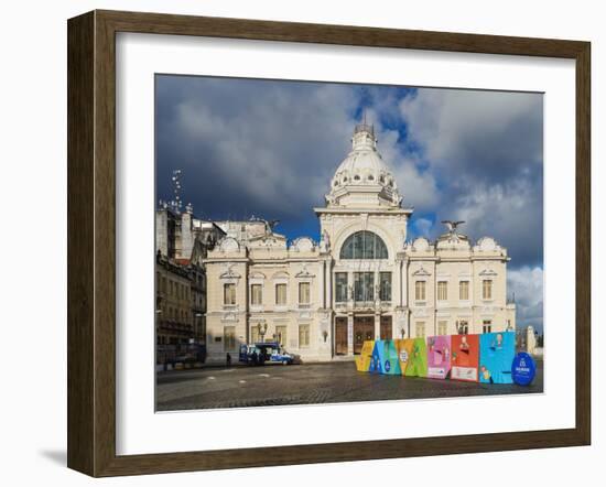 Rio Branco Palace, Salvador, State of Bahia, Brazil, South America-Karol Kozlowski-Framed Photographic Print