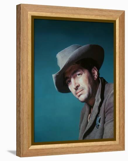 RIO BRAVO, 1959 directed by HOWARD HAWKS Dean Martin (photo)-null-Framed Stretched Canvas