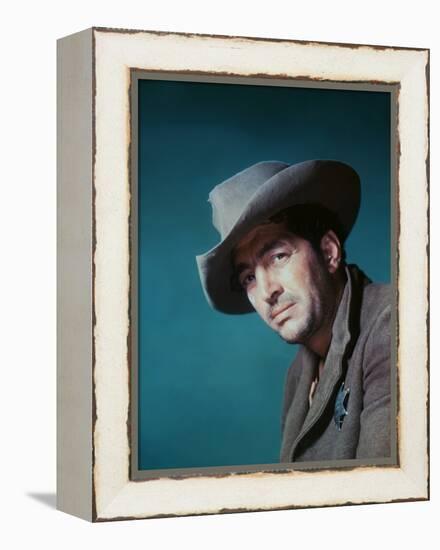 RIO BRAVO, 1959 directed by HOWARD HAWKS Dean Martin (photo)-null-Framed Stretched Canvas