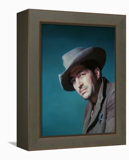 RIO BRAVO, 1959 directed by HOWARD HAWKS Dean Martin (photo)-null-Framed Stretched Canvas