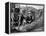 RIO BRAVO, 1959 directed by HOWARD HAWKS John Wayne (b/w photo)-null-Framed Stretched Canvas
