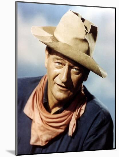 RIO BRAVO, 1959 directed by HOWARD HAWKS John Wayne (photo)-null-Mounted Photo