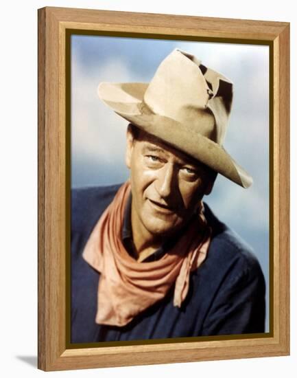 Rio Bravo 1959 Directed by Howard Hawks John Wayne-null-Framed Stretched Canvas