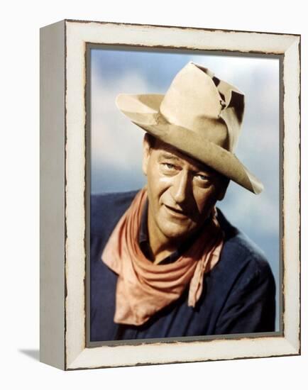 Rio Bravo 1959 Directed by Howard Hawks John Wayne-null-Framed Stretched Canvas