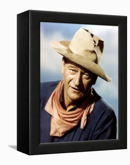 Rio Bravo 1959 Directed by Howard Hawks John Wayne-null-Framed Stretched Canvas