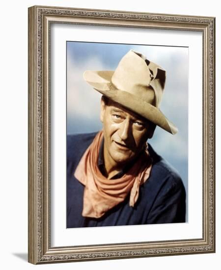 Rio Bravo 1959 Directed by Howard Hawks John Wayne-null-Framed Photo