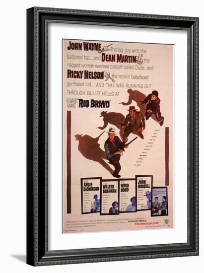 Rio Bravo, 1959-null-Framed Art Print