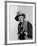 Rio Bravo by Howard Hawks with Walter Brennan, 1959 (b/w photo)-null-Framed Photo