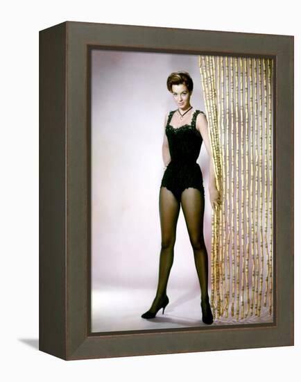 Rio Bravo by HowardHawks with Angie Dickinson, 1959 (photo)-null-Framed Stretched Canvas