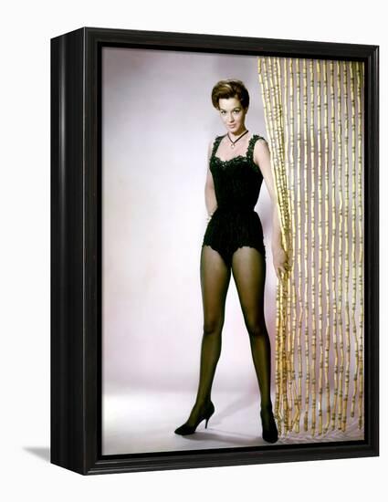 Rio Bravo by HowardHawks with Angie Dickinson, 1959 (photo)-null-Framed Stretched Canvas