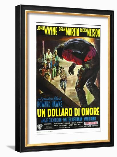 Rio Bravo, Italian Movie Poster, 1959-null-Framed Art Print