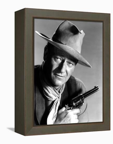 Rio Bravo, John Wayne, 1959-null-Framed Stretched Canvas