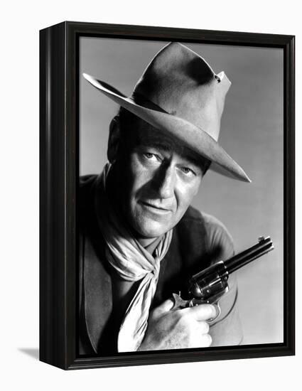 Rio Bravo, John Wayne, 1959-null-Framed Stretched Canvas