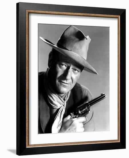 Rio Bravo, John Wayne, 1959-null-Framed Photo