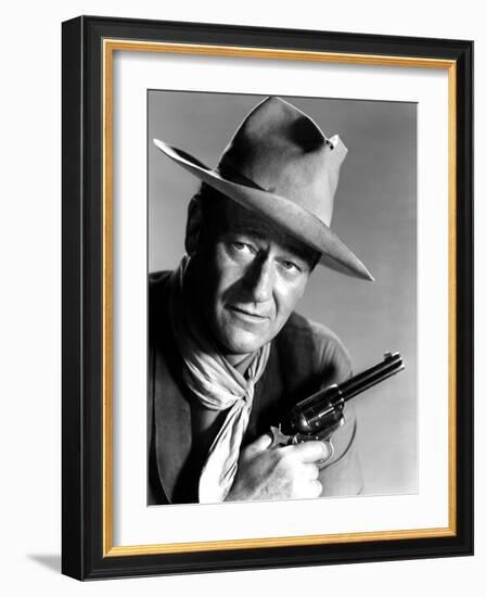 Rio Bravo, John Wayne, 1959-null-Framed Photo