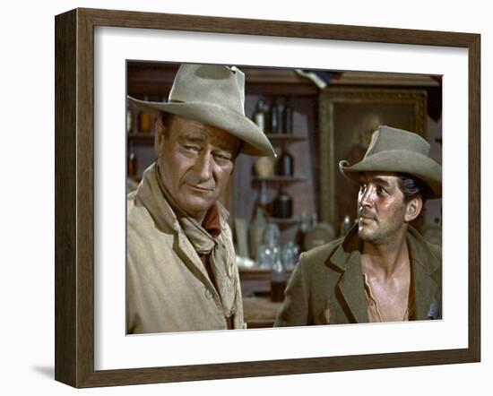 Rio Bravo, John Wayne, Dean Martin, 1959-null-Framed Photo