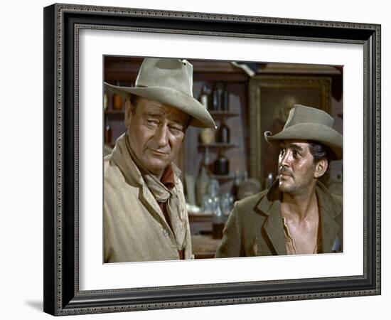 Rio Bravo, John Wayne, Dean Martin, 1959-null-Framed Photo