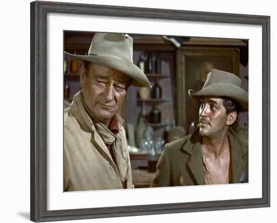 Rio Bravo, John Wayne, Dean Martin, 1959-null-Framed Photo