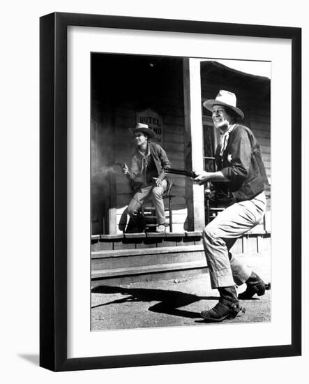 Rio Bravo, Ricky Nelson, John Wayne, 1959-null-Framed Photo