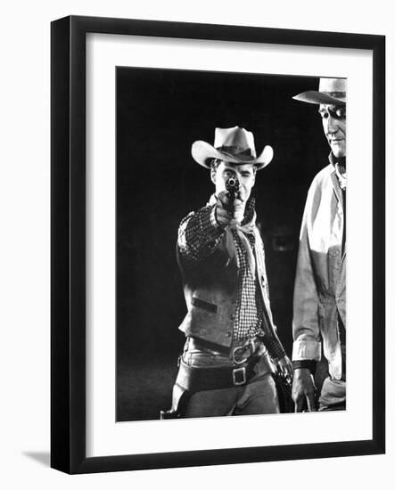 Rio Bravo, Ricky Nelson, John Wayne, 1959--Framed Photo