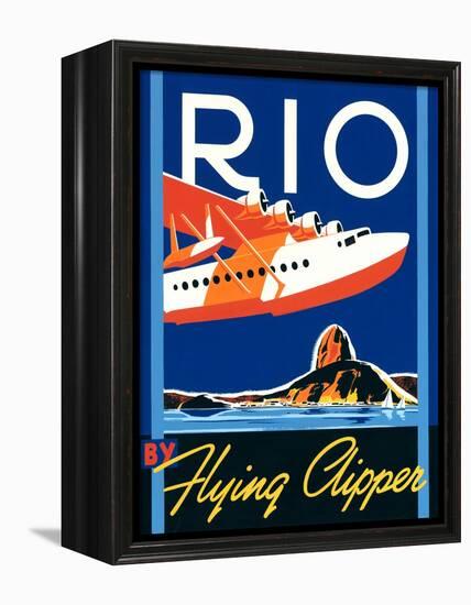 Rio by Flying Clipper-Brian James-Framed Stretched Canvas