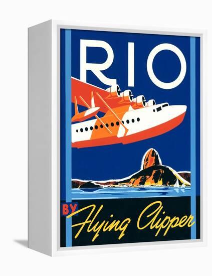 Rio by Flying Clipper-Brian James-Framed Stretched Canvas