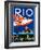 Rio by Flying Clipper-Brian James-Framed Art Print