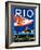 Rio by Flying Clipper-Brian James-Framed Art Print