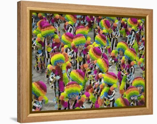 Rio Carnival, Rio De Janeiro, Brazil-Demetrio Carrasco-Framed Premier Image Canvas