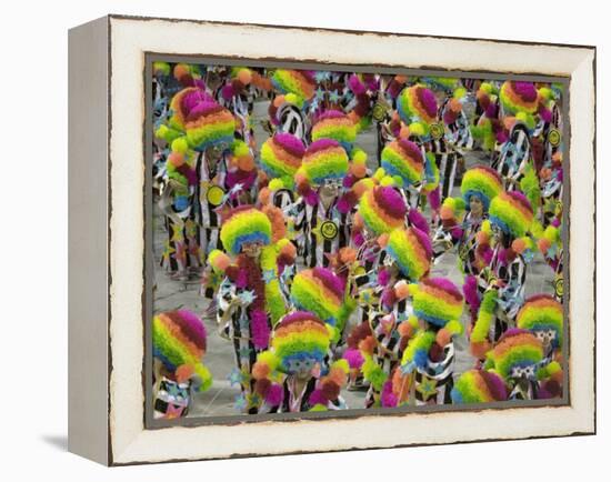 Rio Carnival, Rio De Janeiro, Brazil-Demetrio Carrasco-Framed Premier Image Canvas