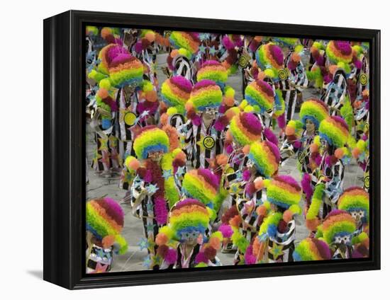 Rio Carnival, Rio De Janeiro, Brazil-Demetrio Carrasco-Framed Premier Image Canvas