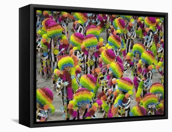 Rio Carnival, Rio De Janeiro, Brazil-Demetrio Carrasco-Framed Premier Image Canvas