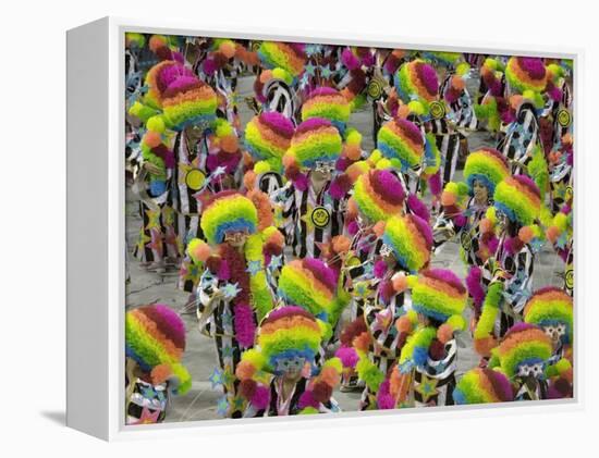 Rio Carnival, Rio De Janeiro, Brazil-Demetrio Carrasco-Framed Premier Image Canvas