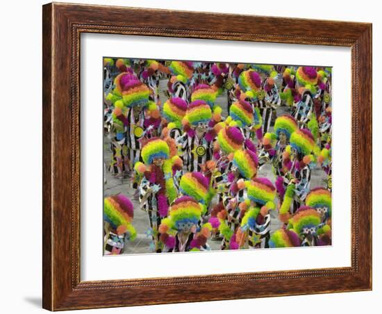 Rio Carnival, Rio De Janeiro, Brazil-Demetrio Carrasco-Framed Photographic Print