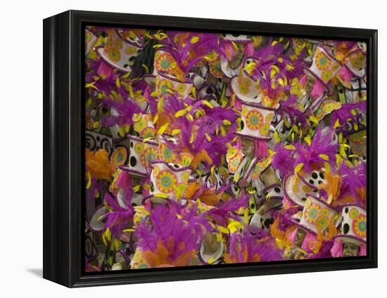 Rio Carnival, Rio De Janeiro, Brazil-Demetrio Carrasco-Framed Premier Image Canvas