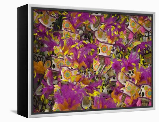 Rio Carnival, Rio De Janeiro, Brazil-Demetrio Carrasco-Framed Premier Image Canvas