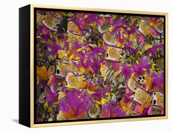 Rio Carnival, Rio De Janeiro, Brazil-Demetrio Carrasco-Framed Premier Image Canvas