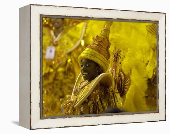 Rio Carnival, Rio De Janeiro, Brazil-Demetrio Carrasco-Framed Premier Image Canvas